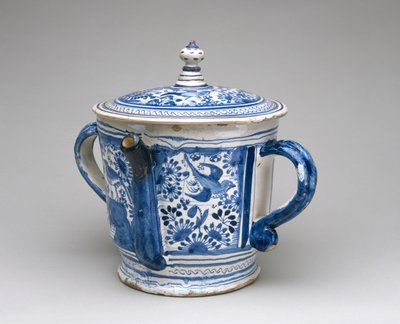 Posset Pot e coperchio, c.1632 da English School